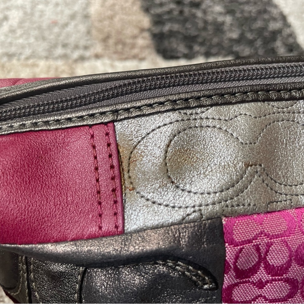 Coach Multicolor Patchwork purse - image 7